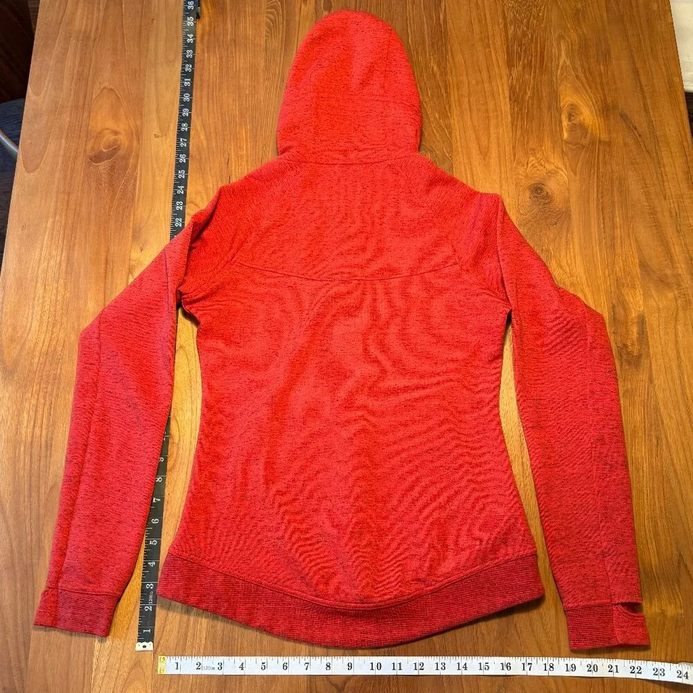 Nike Women's Running Jacket with Hood Red Heather Size S‎